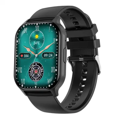 Neueste 2023 Großhandel 2,04 Zoll Bildschirm Zinklegierung NFC große Batterie CE RoHS Bt Call Smartwatch ODM OEM SKD Fabrik Hersteller wasserdichte Amoled Smart Watch